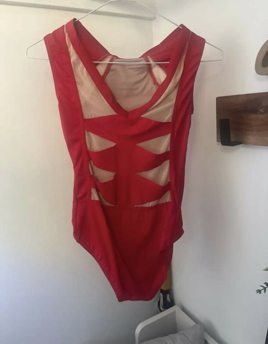 Balera red two piece costume