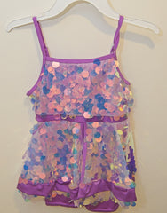 Beautiful Light Purple Large Sequin Tap Dance Costume