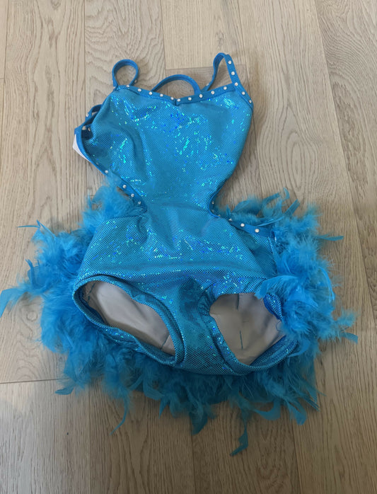 Blue Feathered Costume