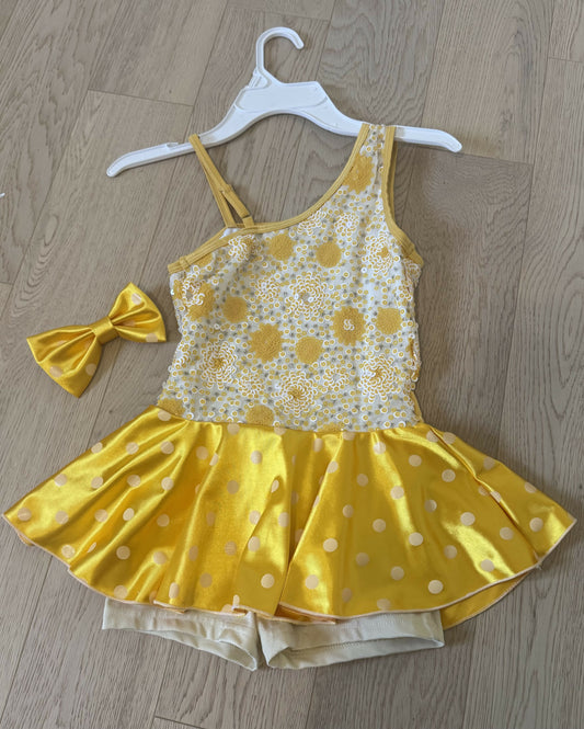 Adorable Yellow Flower Costume