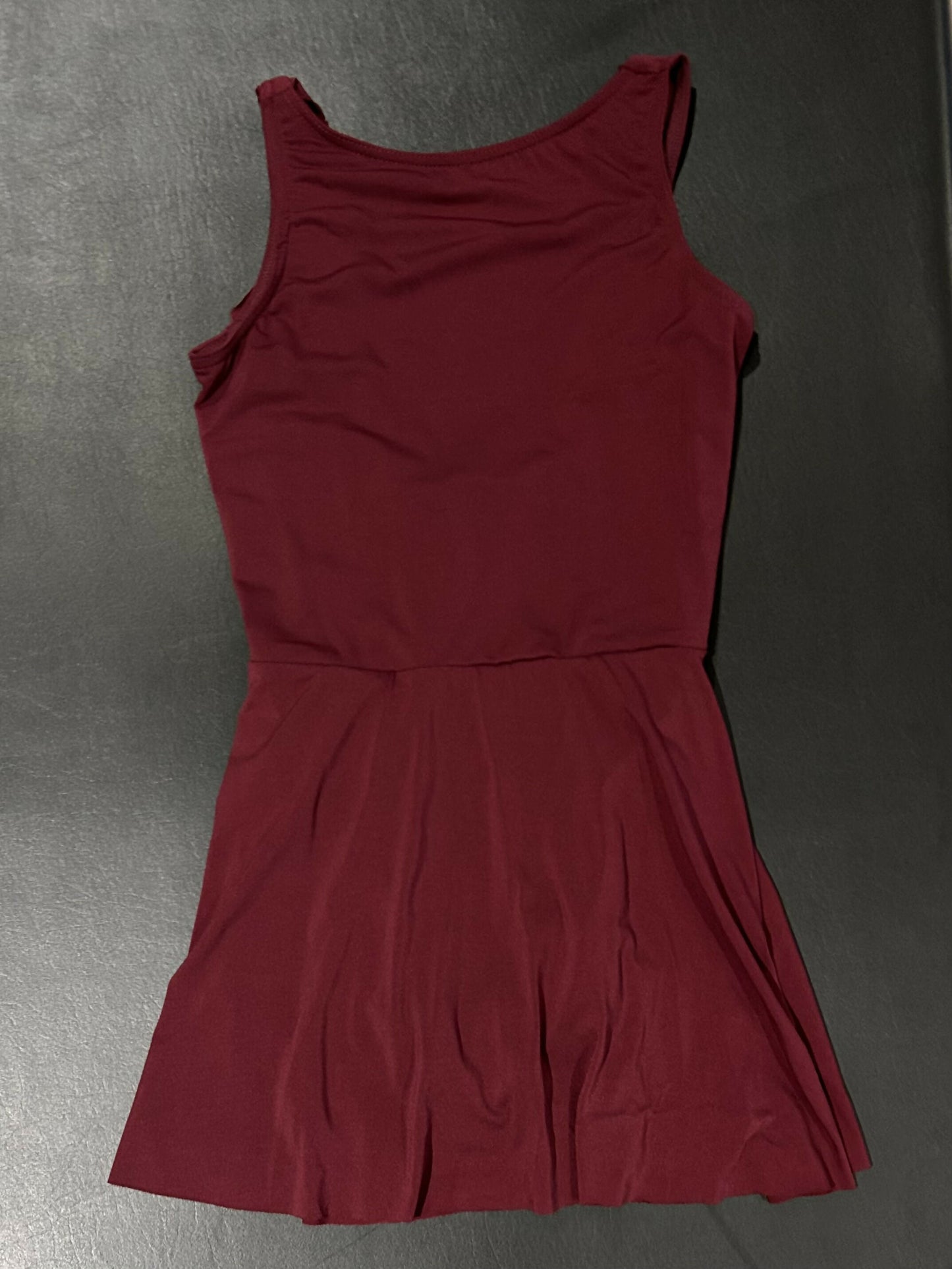 Maroon lyrical dress